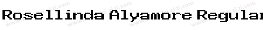 Rosellinda Alyamore Regular字体转换